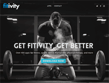 Tablet Screenshot of getfitivity.com